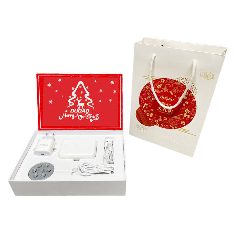 Dudao Ładowarka  Dudao Zestaw prezentowy Ładowarka bezprzewodowa sieciowa kabel powerbank dudao_20211210114848