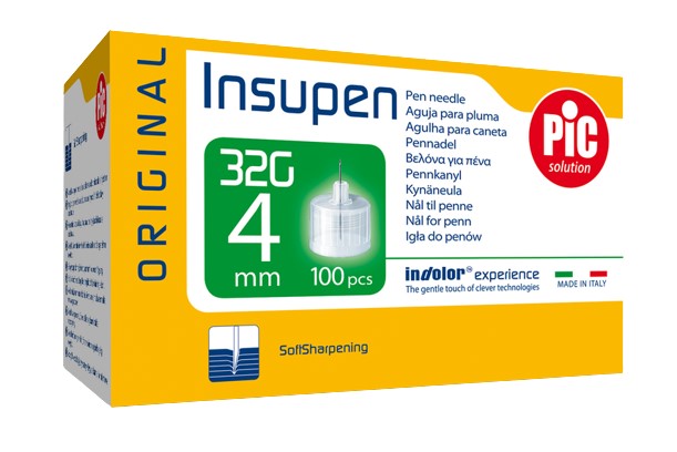 Artsana PIC Insupen 32 G 4 mm igły do penów insulinowych Original x 100 szt |  OD 199 PLN!