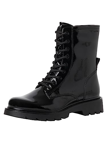 Tamaris Damskie 1-1-25908-41 modne kozaki, czarne, 37 EU, czarny, 37 EU