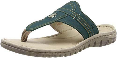 Josef Seibel Damskie japonki Lucia 09, niebieski - Niebieski Aqua 590-42 EU