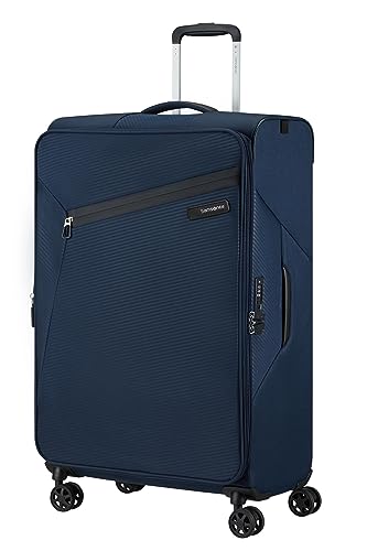 Samsonite Litebeam Spinner L, walizka z możliwością rozszerzenia, 77 cm, 103/111 l, niebieska (Midnight Blue), niebieski (Midnight Blue), Spinner L (77 cm - 103/111 L), Walizka