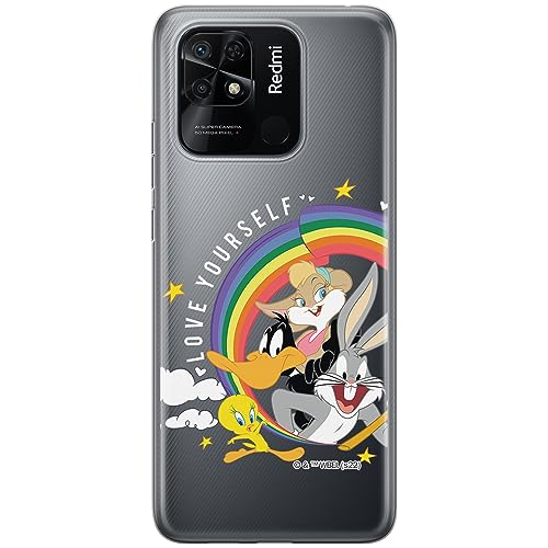 ERT GROUP etui na telefon Xiaomi REDMI 10C, case oryginalny i oficjalnie licencjonowany przez Looney Tunes, wzór 016, optymalnie dopasowane, plecki z TPU częściowo przeźroczyste