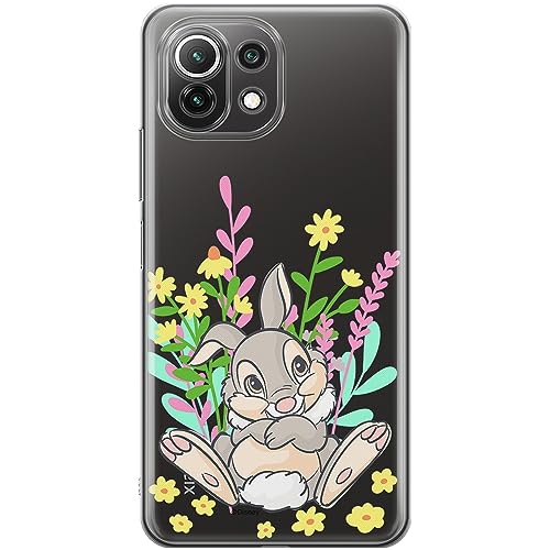 ERT GROUP etui na telefon Xiaomi 11 LITE 4G / 11 LITE 5G, case oryginalny i oficjalnie licencjonowany przez Disney, wzór Thumper 004, optymalnie dopasowane, plecki z TPU częściowo przeźroczyste