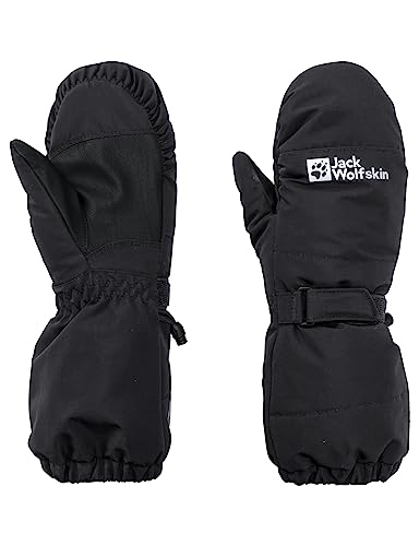 Jack Wolfskin Unisex dziecięce rękawiczki zimowe 2 l, czarne, 152