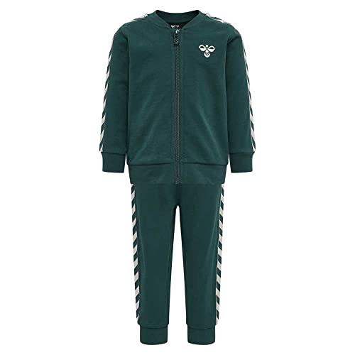 hummel Unisex Baby Billie hmlBILLE TRACKSUIT, DEEP TEAL, 74 EU