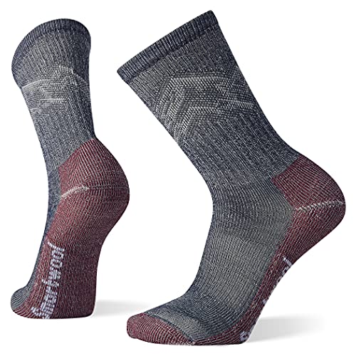 Smartwool Unisex Hike Classic Edition lekka poduszka wzór górski skarpety do łydki wędrówka klasyczna edycja lekka poduszka wzór górski skarpety za kostkę (opakowanie 1 szt.)
