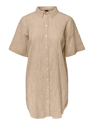 PIECES Damska koszula z krótkim rękawem Longline