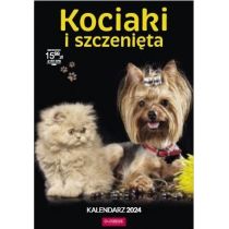 Kalendarz 2024 ścienny A3 Kociaki i szczeniaki