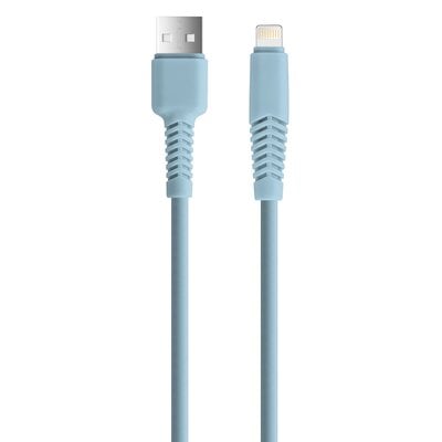 Zdjęcia - Kabel XO  USB - Lightning  KSA-L-1.523 2.1A 1.5 m Niebieski 