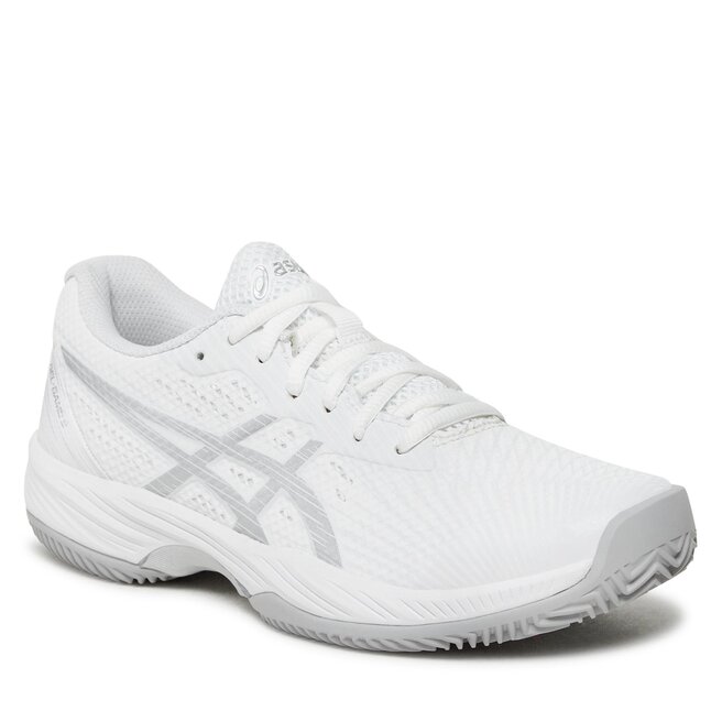 Buty Asics Gel-Game 9 Clay/Oc 1042A217 White/Pure Silver 100