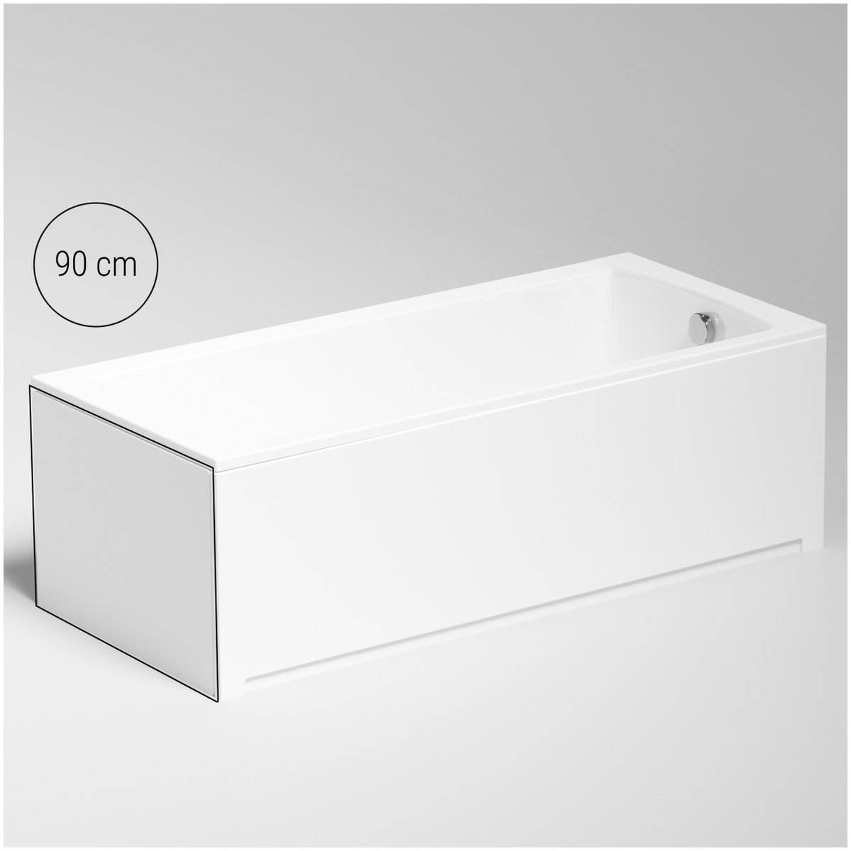 Excellent obudowa boczna 90cm, wys 58cm OBEX.090.58WH OBEX.090.58WH