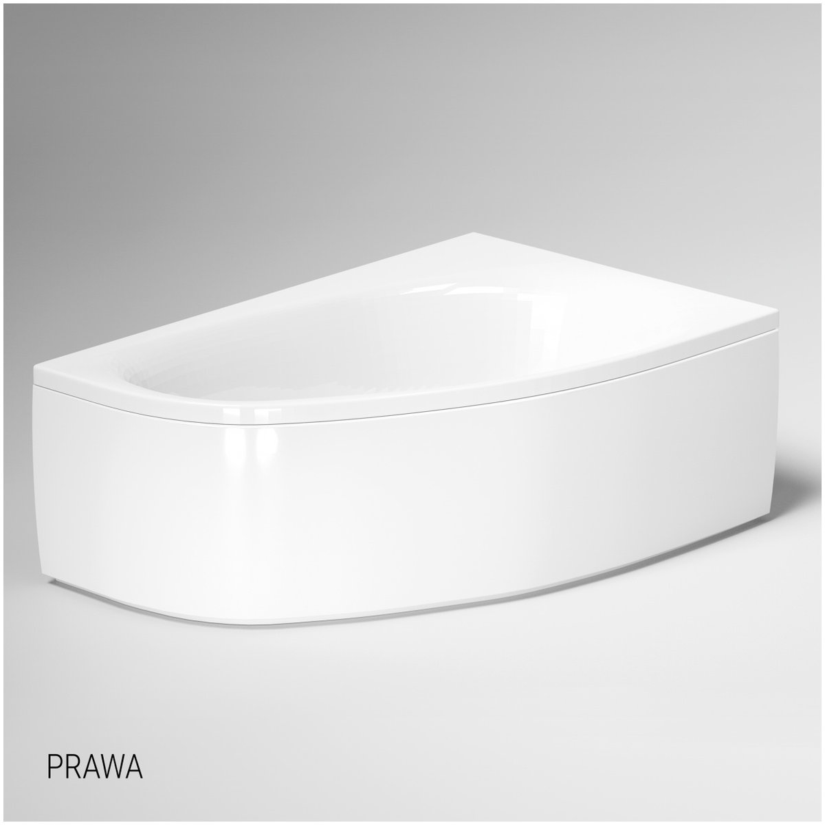 Excellent Obudowa do wanny Kameleon, 170 prawa OBEX.KMP.17WH