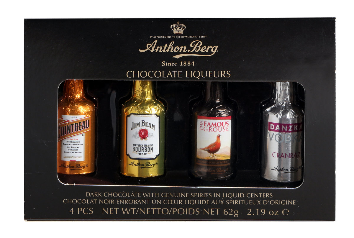 Anthon Berg Czekoladki Buteleczki Liquer 62 g