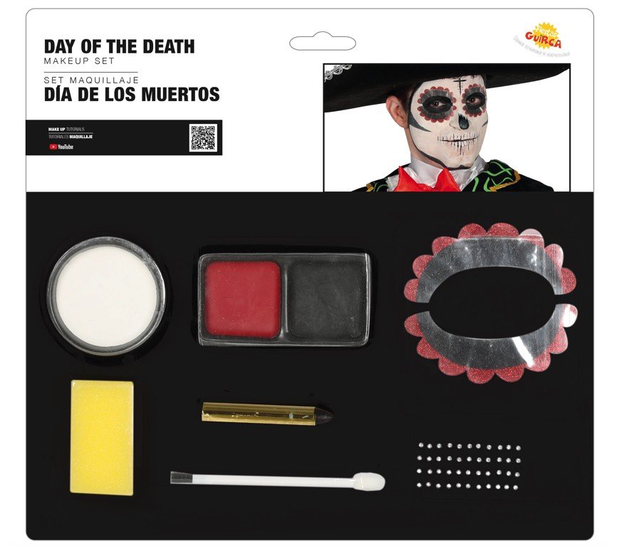 GUIRCA Zestaw do charakteryzacji Day of the Dead CHAR/7183-G