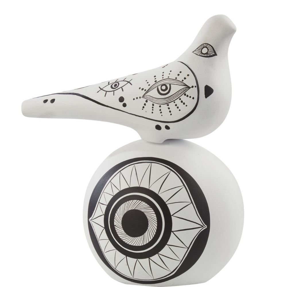 Rzeźba Mini Dove On Sphere Eye White CC DESIGN
