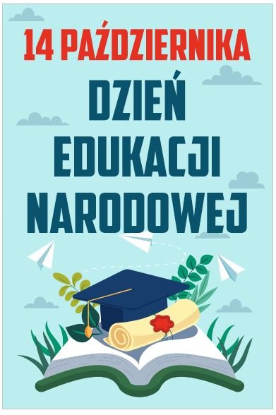 DZIEŃ EDUKACJI NARODOWEJ - BANER DO SZKOŁY I PRZEDSZKOLA 150x100cm