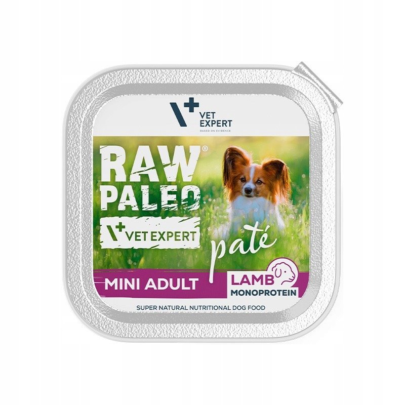 Karma mokra dla psa RAW PALEO JAGNIĘCINA mini