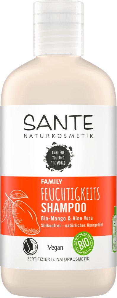 Sante Moisturizing, Szampon Nawilżający Z Ekstraktem Z Organicznego Mango I Aloesem, 250ml