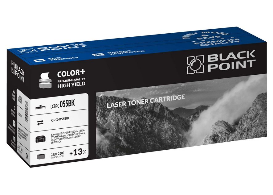 BLACK POINT LCBPC055BK zamiennik CANON CRG-055BK (black)