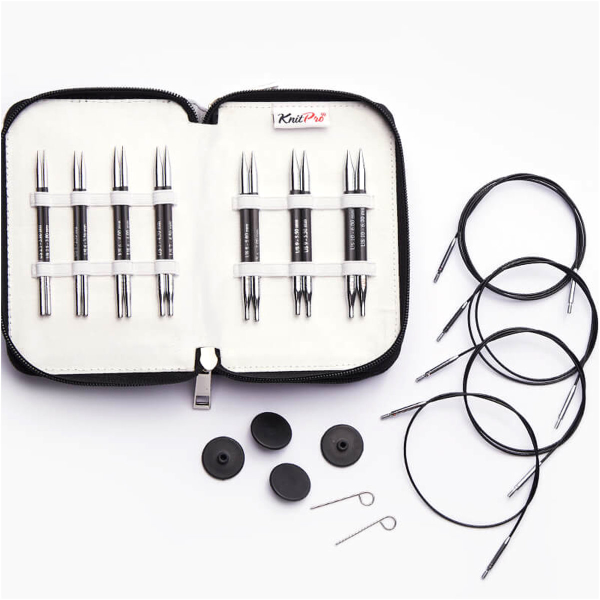 zestaw drutów krótkich KNITPRO KARBONZ special