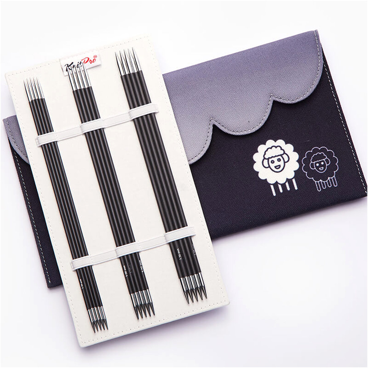 zestaw drutów do skarpet 15cm KNITPRO KARBONZ