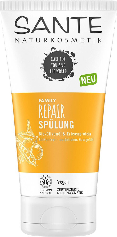 Sante Repair, Odżywka Regenerująca Z Organiczną Oliwą I Proteinami Z Grochu, 150ml