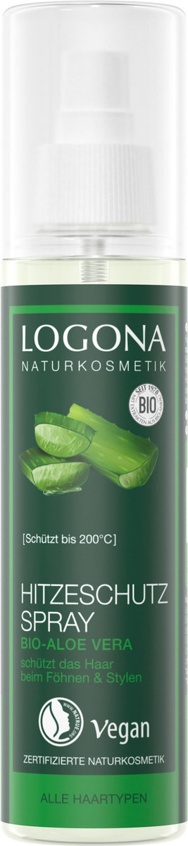 Фото - Стайлінг для волосся Logona Bio-Aloe Vera Hitzeschutz Spray termoochronny 150 ml 
