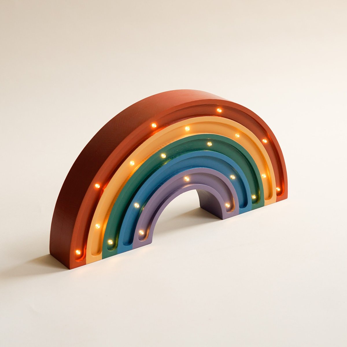 Drewniana Lampka Tęcza - klasyczna