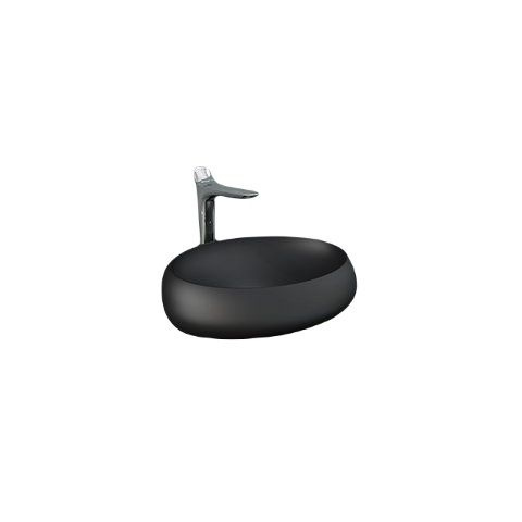 RAK Ceramics Cloud Umywalka nablatowa 58x40 cm czarny mat CLOCT6000504A - odbiór osobisty: Kraków, Warszawa