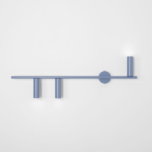 Trevo Lewy kinkiet 3-punktowy niebieski 1104Y16