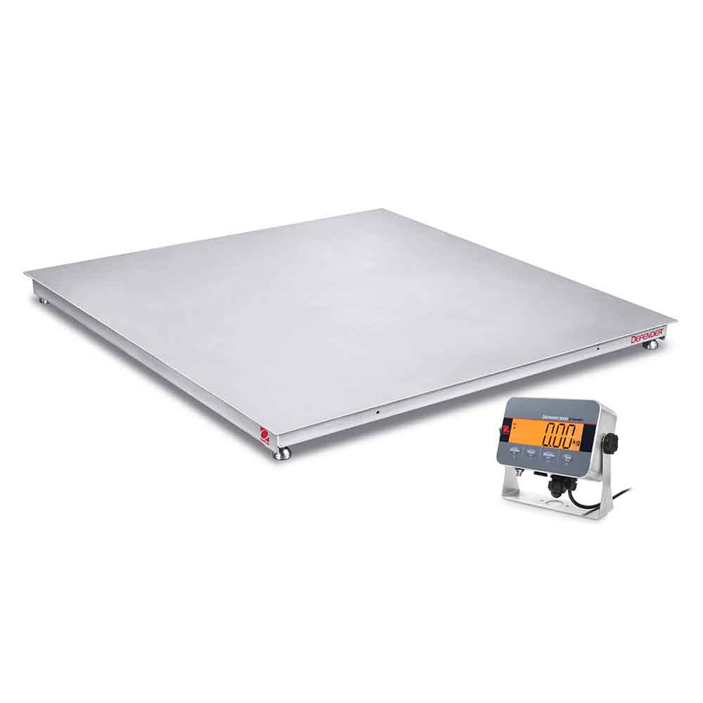 OHAUS DF33XW600C1R-M, 600kg, 200g - waga pomostowa ze stali nierdzewnej czteroczujnikowa DF33XW