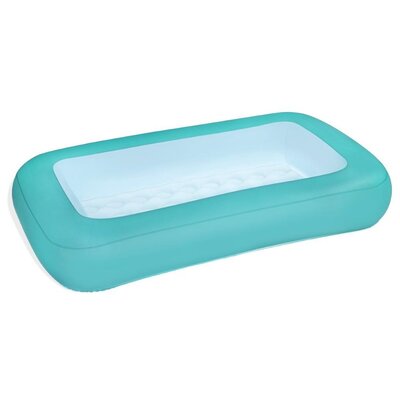 Bestway 51115 Basenik prostokątny dmuchany z pompowanym dnem Lazurowy 1.65m x 1.04m x 25cm