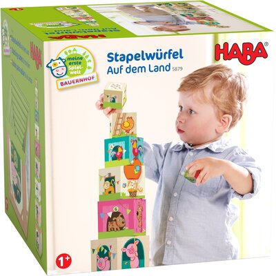 Haba Kostka układanka Na Farmie