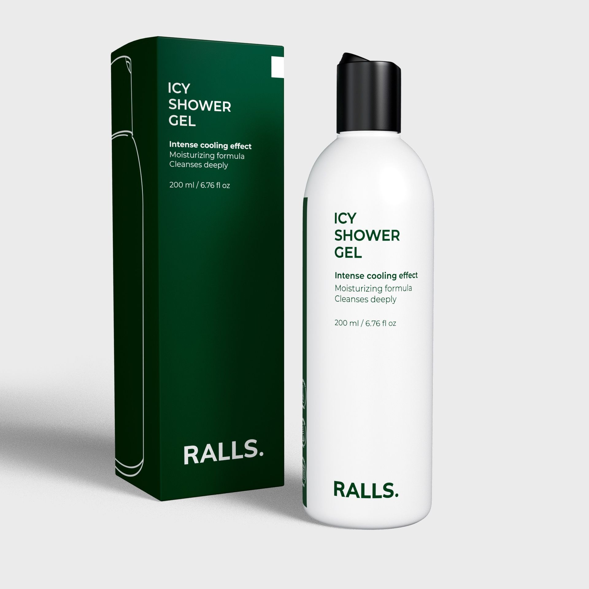 Ralls Icy Shower Gel 200ml - Chłodzący żel pod prysznic