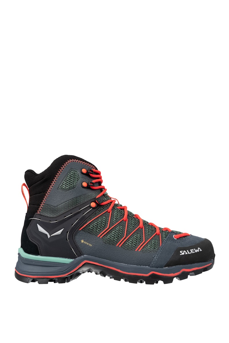 BUTY MTN TRAINER LITE MID GTX WOMEN-FIELD GREEN-FLUO CORAL