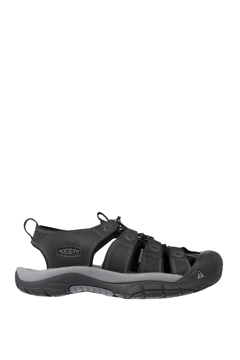 SANDAŁY NEWPORT-BLACK-STEEL GREY