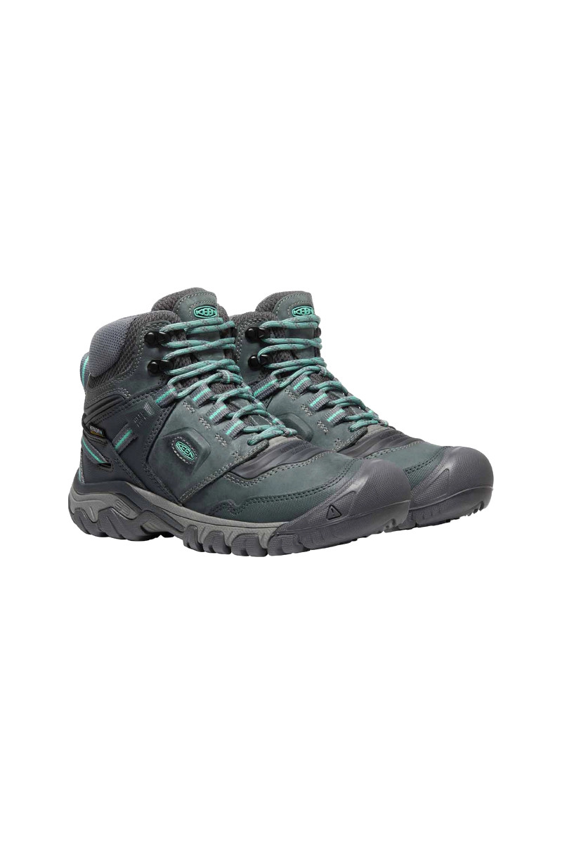 BUTY KEEN RIDGE FLEX MID WP WOMEN-STEEL GREY-PORCELAIN