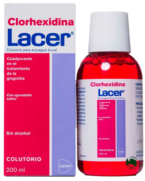 Płyn do płukania ust Lacer Chlorhexidine Mouthwash 200 ml (8470003856416)