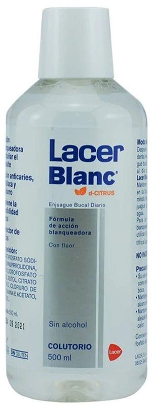 Płyn do płukania ust Lacer Lacerblanc D-Citrus Mouthwash 500 ml (8470001639479)