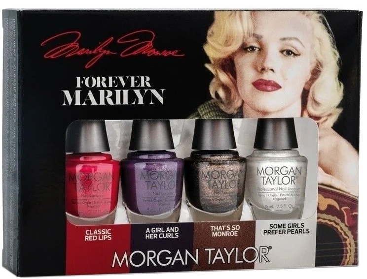 Zestaw lakierów do paznokci Morgan Taylor Forever Marilyn Lote 4x15ml (813323027476)