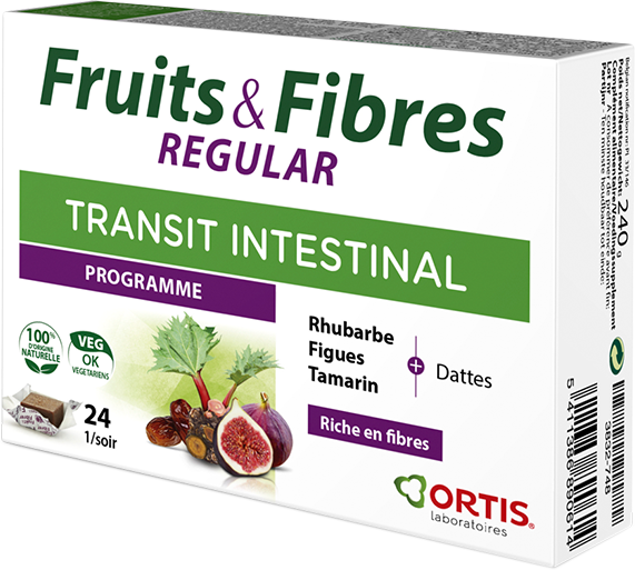 Suplement diety Ortis Classic Fruit and Fiber 24 kostki 120 g (5411386890614)