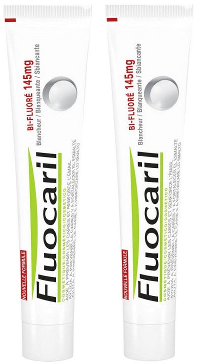 Pasta do zębów Fluocaril Bi-Fluorinated Whiteness Toothpaste 2 x 75 ml (8710604763189)