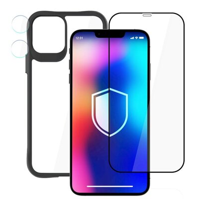 Zestaw ochronny 3MK ComfortSet do Apple iPhone 12 |  Raty