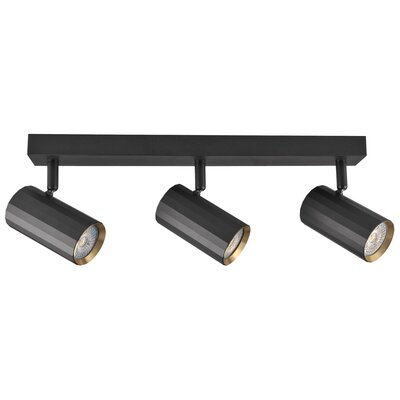 Lampa sufitowa GOLDLUX Nicea 3 323439 Czarno-złoty
