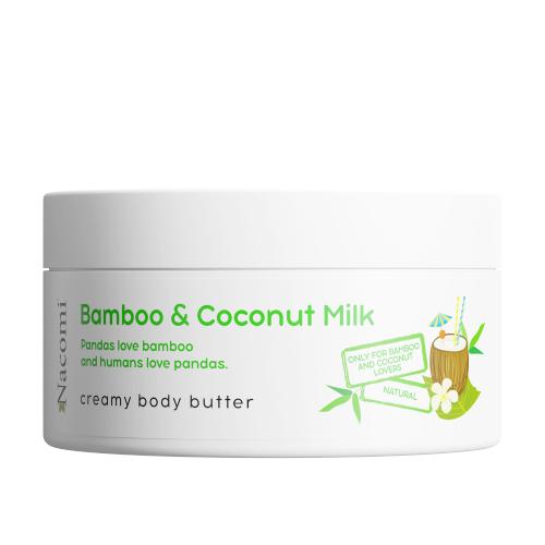 NACOMI Masło do ciała Bambus z mlekiem kokosowym, 100ml