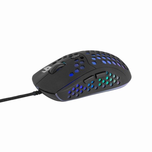 GEMBIRD GAMINGOWA MYSZ USB Z PODŚWIETLENIEM RGB RAGNAR RX400 6 PRZYCISKÓW, 7200DPI, CZARNA