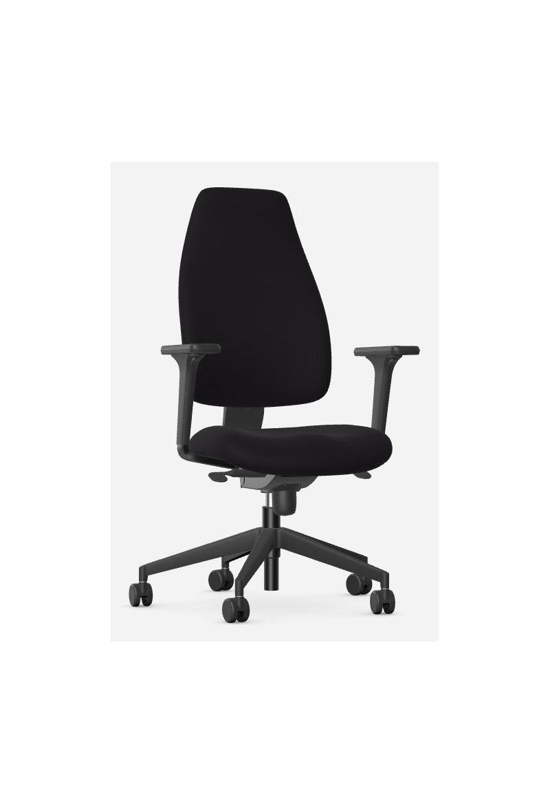 Fotel biurowy z atestem do pracy 24/7 i obciążeniem do 150 kg - TUREIS AF-120-132 - wybór tapicerki