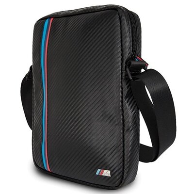 BMW Etui do tabletu  Torba BMW BMTB8MCPBK Tablet 8" czarny/black Carbon Tricolor Stripe