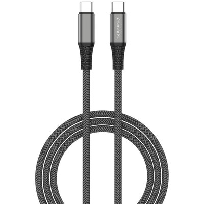 Kabel USB-C - USB-C 4SMARTS PremiumCord 100W 3 m Czarny