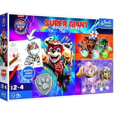 Puzzle 15 Giant Wspaniała drużyna TREFL
